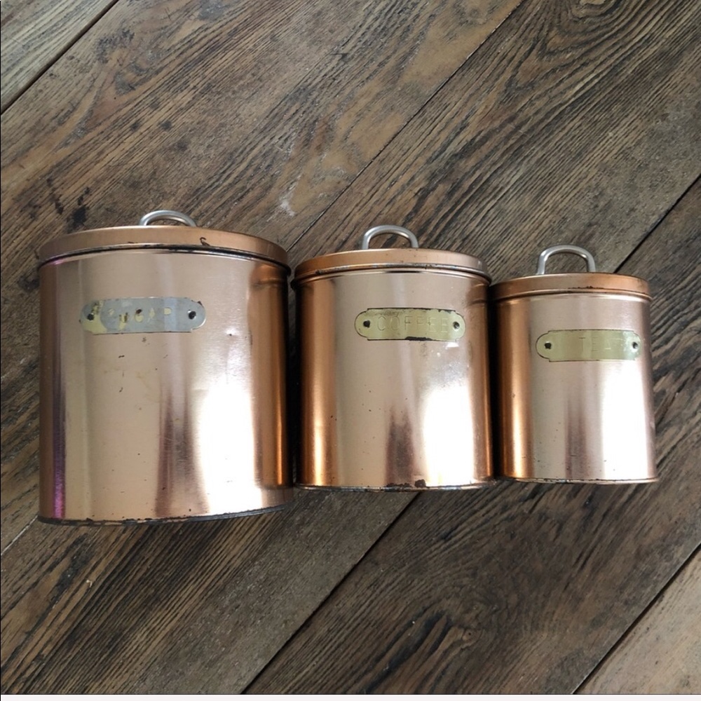 Cheinco | Mid Century | Copper | Canister Set